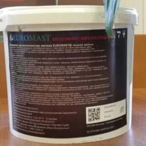 Жидкая резина Euromast, однокомпонентная, черная 20 кг
